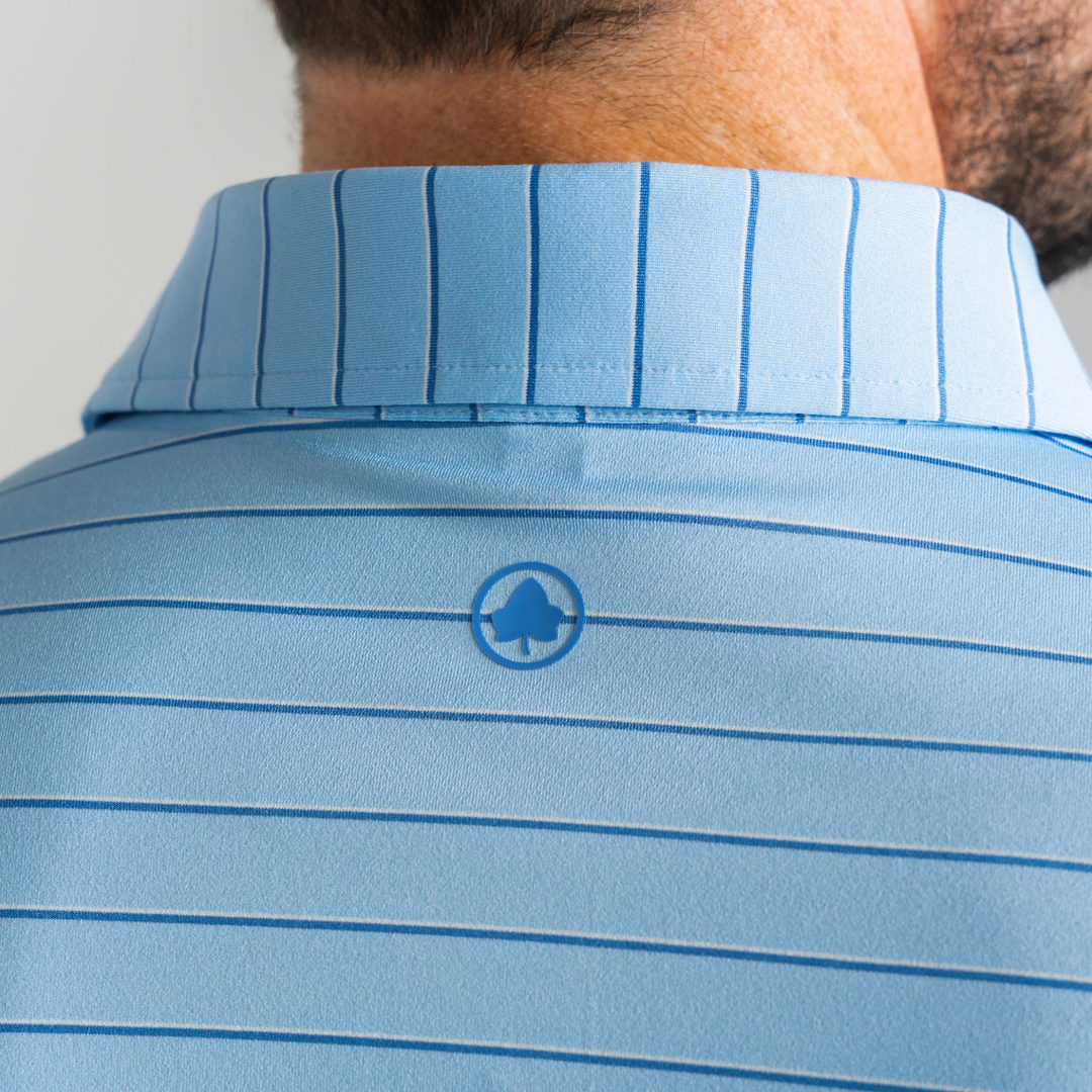 Coastal Navy White Weekend Polo