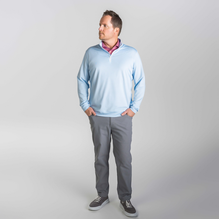 Coastal White Executive Quarter Zip