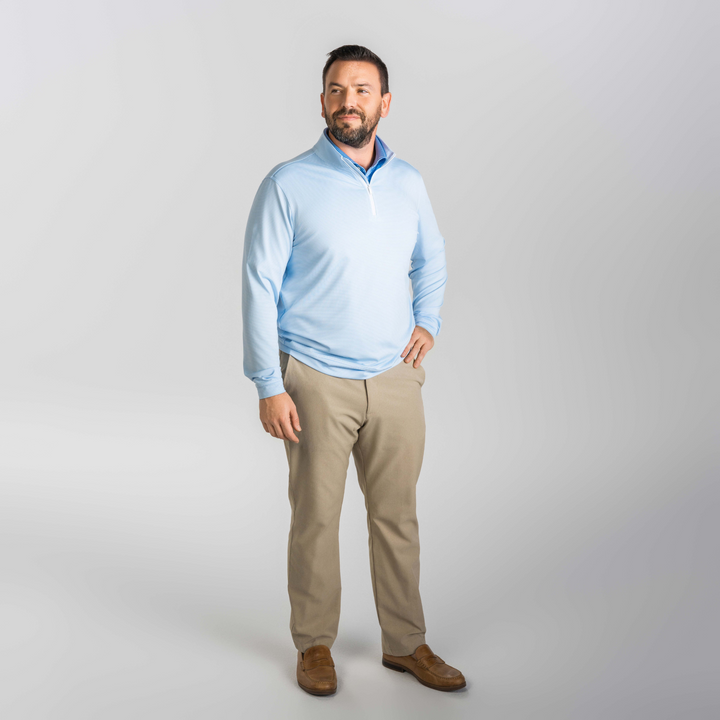 Coastal White Executive Quarter Zip