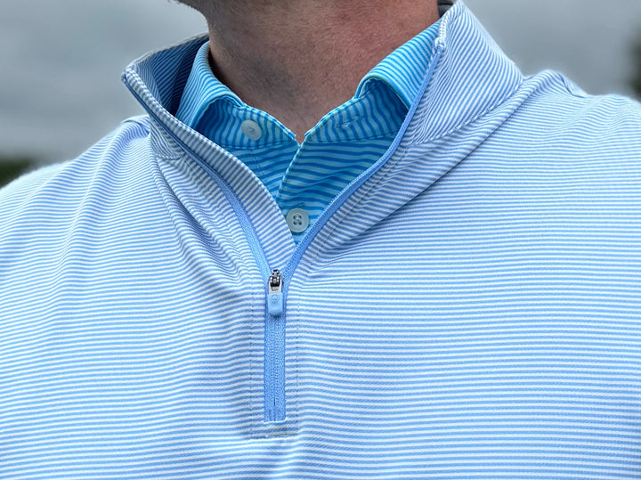 Coastal White Executive Quarter Zip