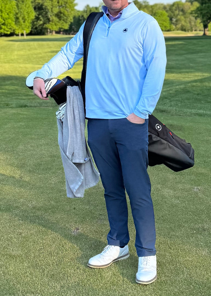 Coastal White Executive Quarter Zip
