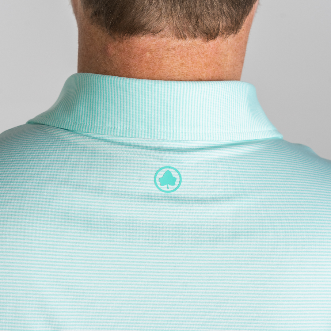 Mint White Executive Polo