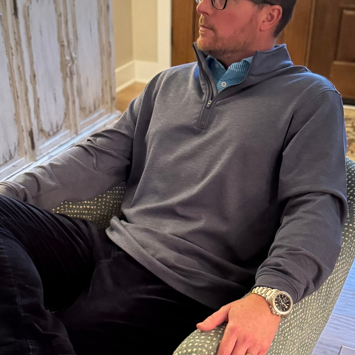 Navy American Comfort Quarter Zip